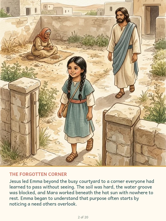 Emma's finished Made With Purpose sample page 2