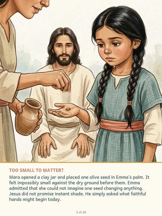 Emma's finished Made With Purpose sample page 3
